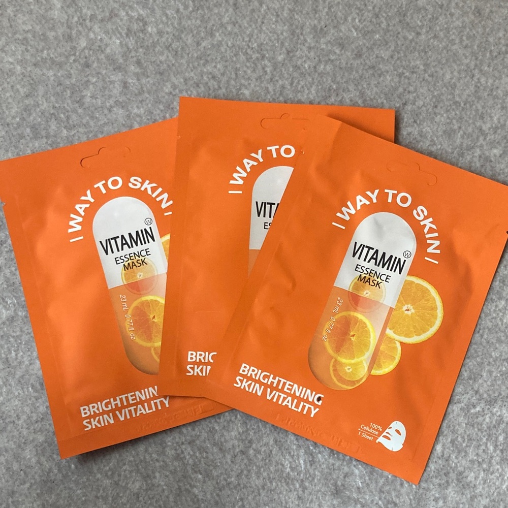 Way to skin Vitamin Essence Mask - Orange bundle of 3